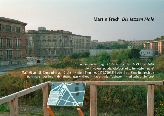 Dieter Loechle, Martin Frech: Einladung zur Atelierausstellung 2014